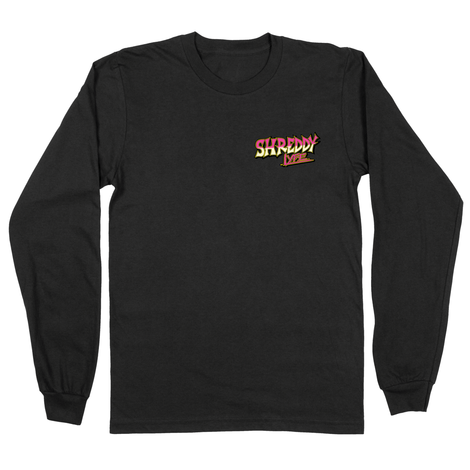 Hot Summer Long Sleeve Black (Mens) - Shreddy