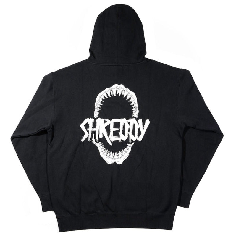 Jaws Hoodie Black (Mens) - Shreddy