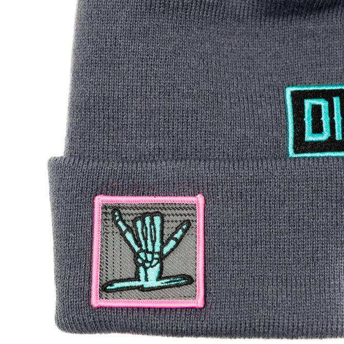 Shreddy X Dixxon V7 Beanie (Grey) - Shreddy