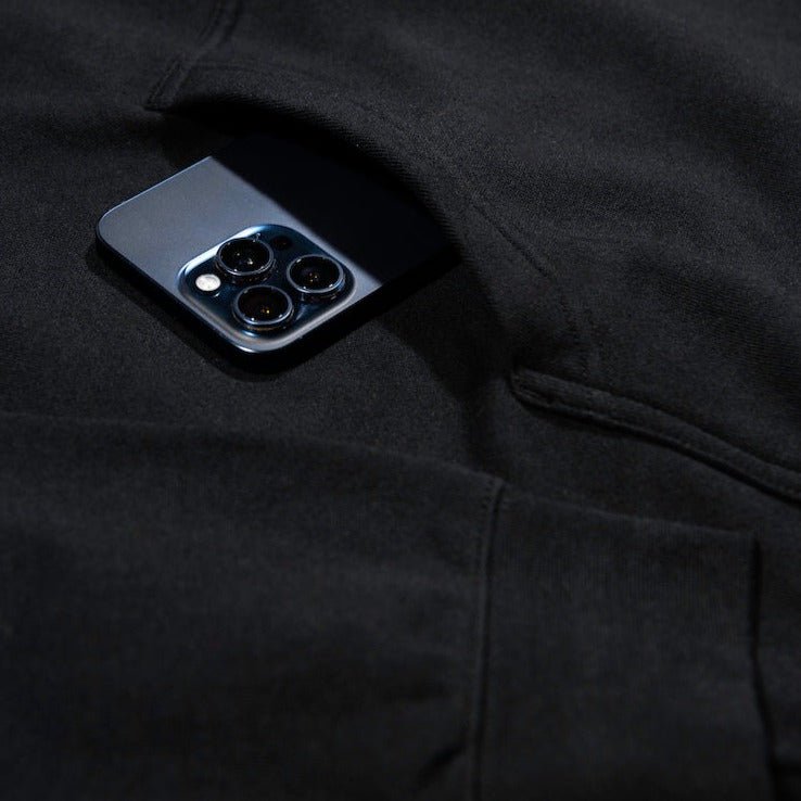 Varsity Hoodie Black (Mens) - Shreddy