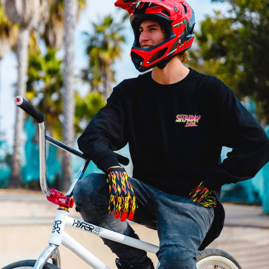 Hot Summer Long Sleeve Black (Mens) - Shreddy