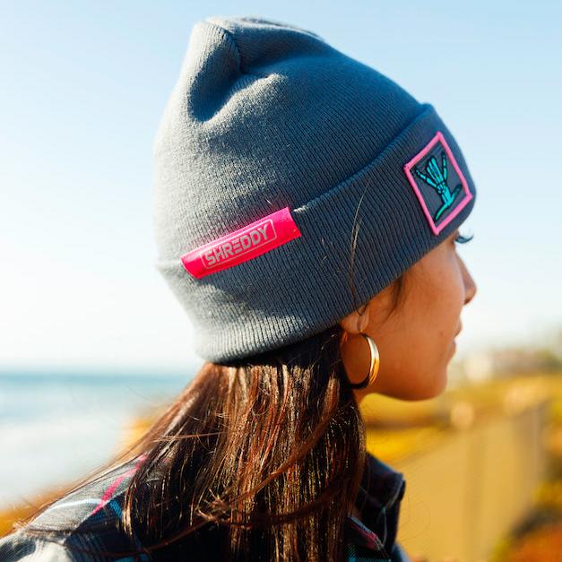 Shreddy X Dixxon V7 Beanie (Grey) - Shreddy